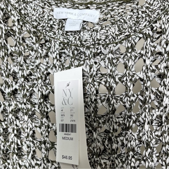 New York & Company Open Knit Blouse - Picture 5 of 6